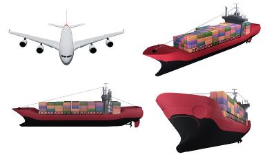 深圳钢铁采用拼货空运10天内速递到温哥华